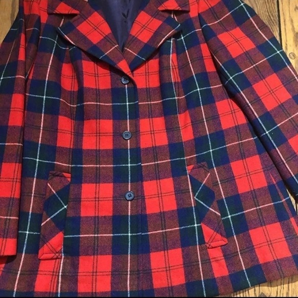 Pendleton Vintage Woman’s Plaid Tartan Coat - Picture 3 of 3